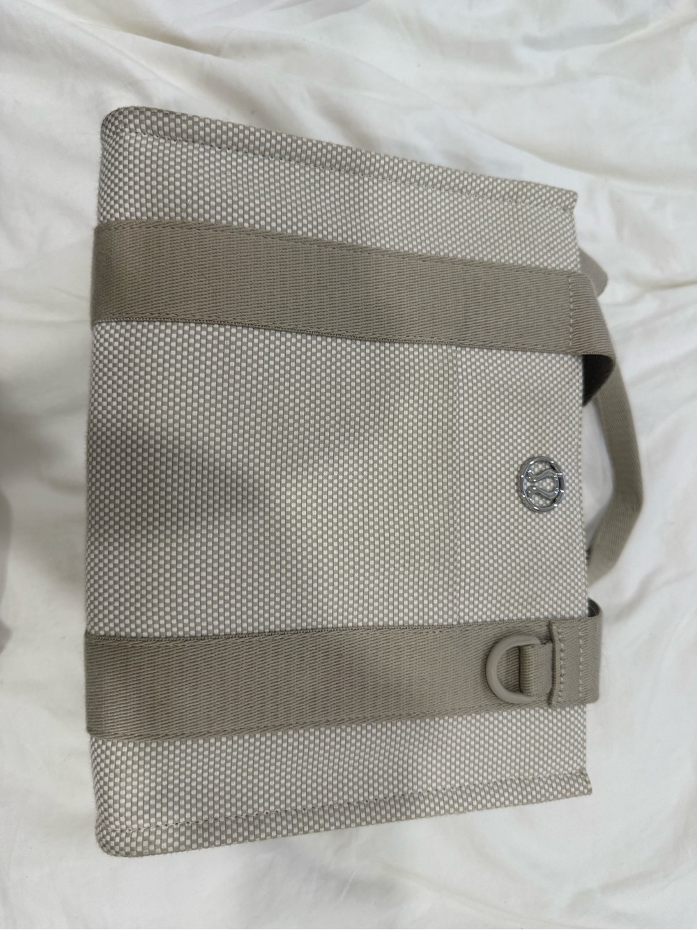 Lululemon Beige Canvas small tote bag